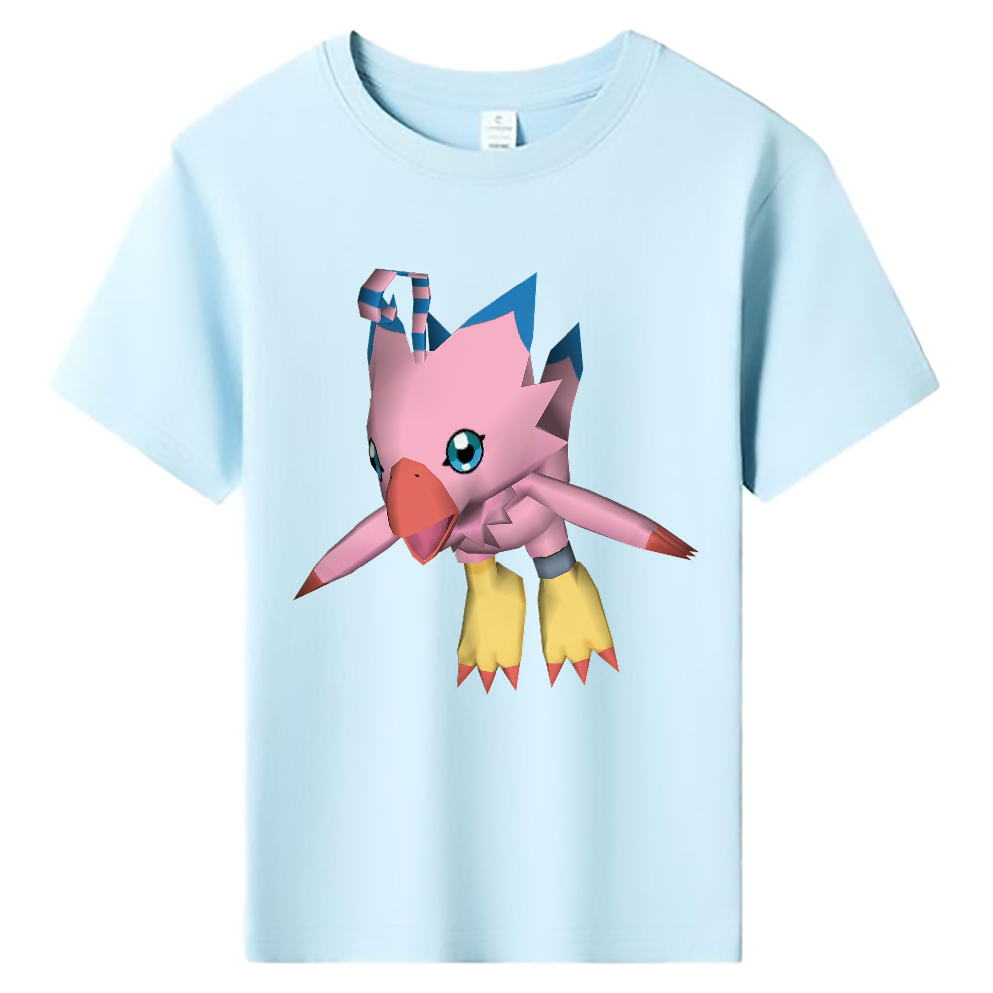 （画像用） Digimon デジタルモンスター/デジモン 綿100％キッズTシャツ（フロントプリント）